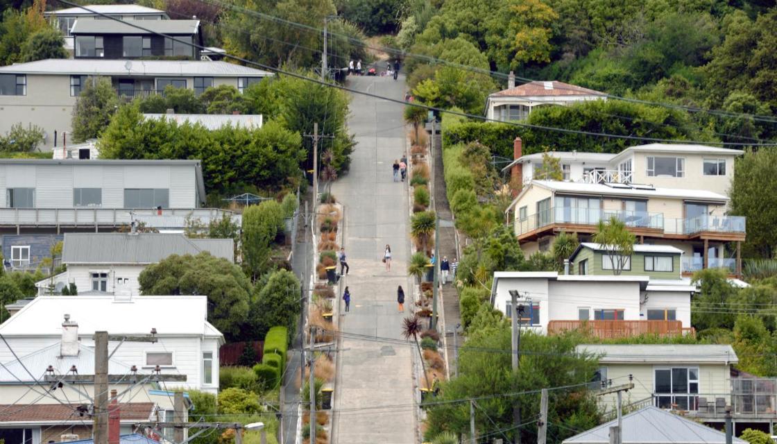 Bed and Breakfast Sleep On The Steepest Street In The World! Дьюндин Экстерьер фото